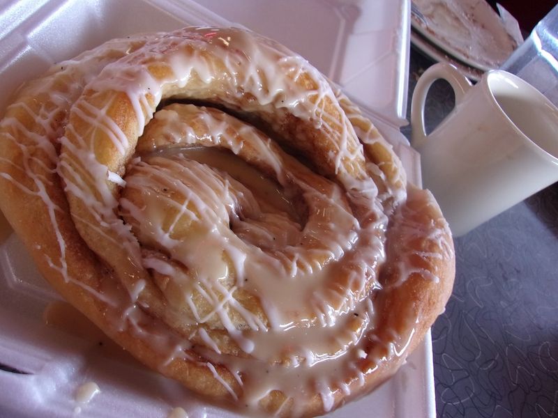 Plate-Sized Cinnamon Rolls That Defy Logic