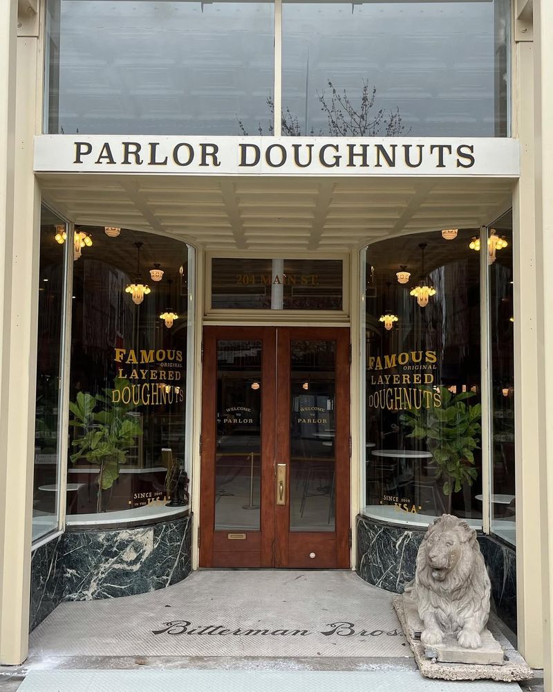 Parlor Doughnuts in Evansville: Flaky Layers and Flavor Variety