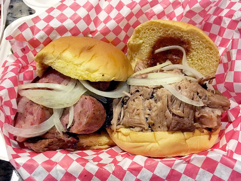 Durk’s Bar•B•Q Italian Sausage Sandwich, Providence