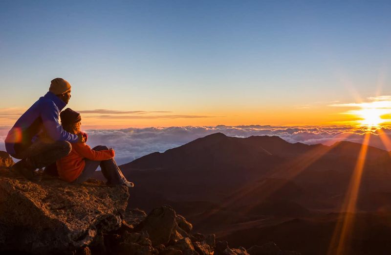 Catching Sunrise at Haleakal?