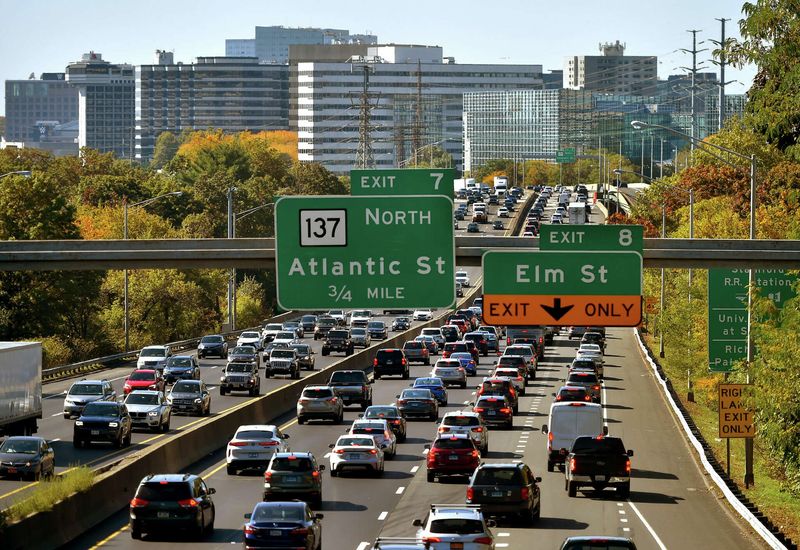 I-95 Is A Parking Lot During Rush Hour