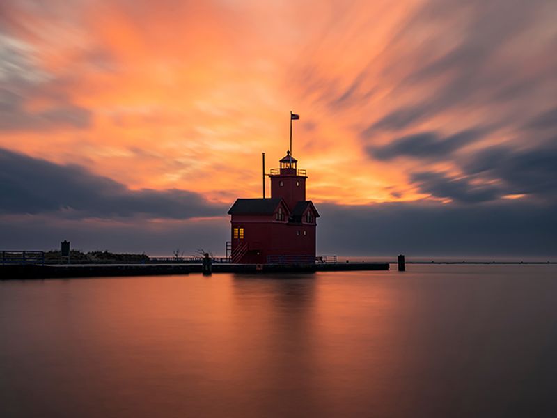 Holland State Park and Big Red