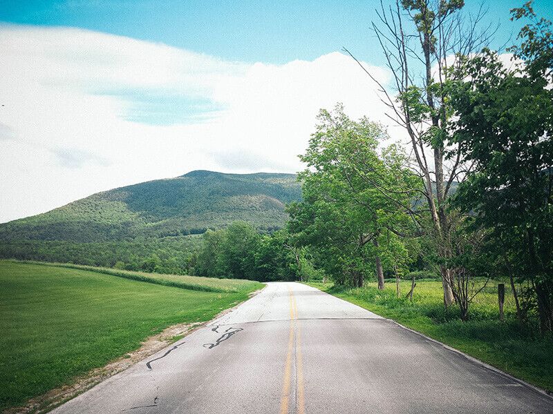 Find Peace on a Dirt Road