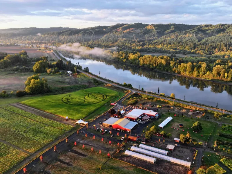 Sauvie Island's Unique Setting