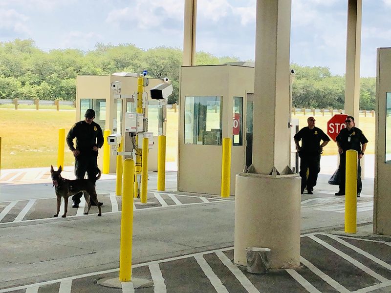 The Border Checkpoints Felt Intimidating