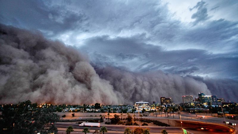 Dust Storms and Visibility Loss