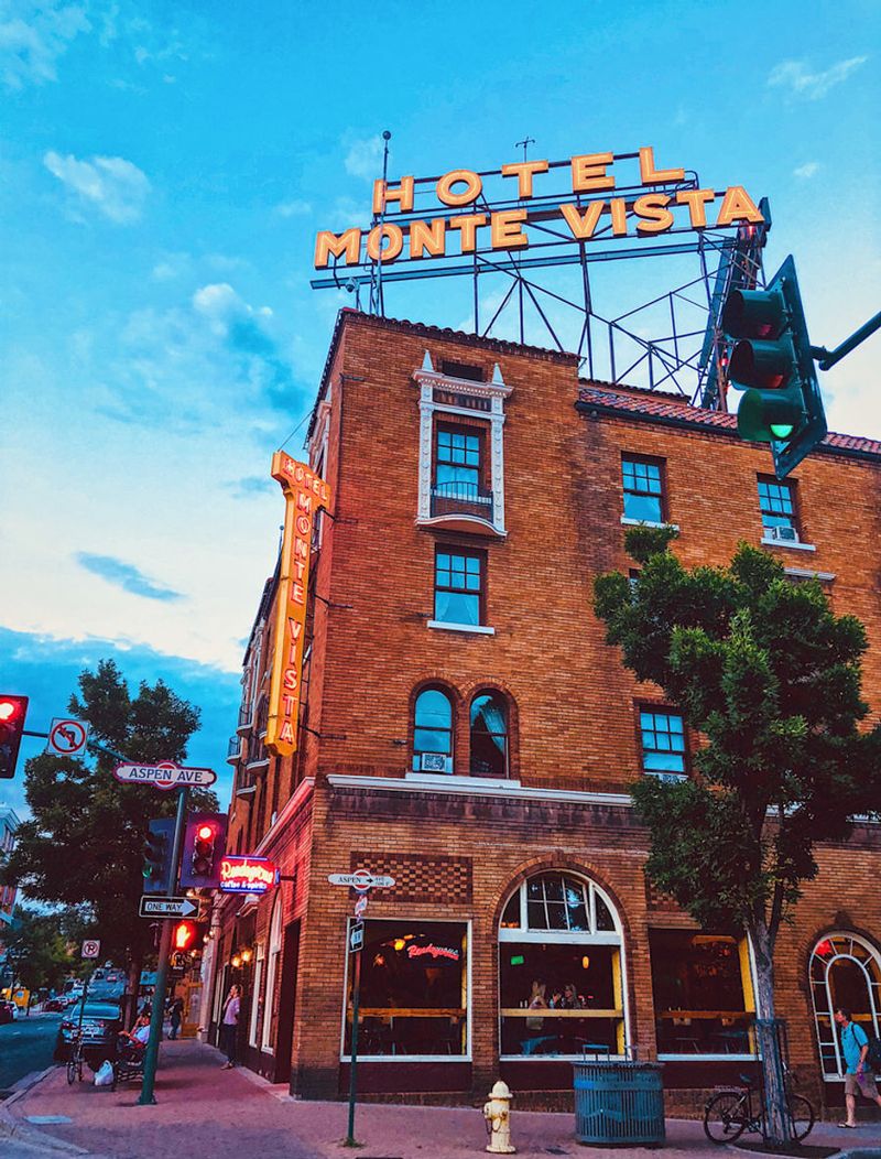 Historic landmark, Route 66 location, and haunted reputation