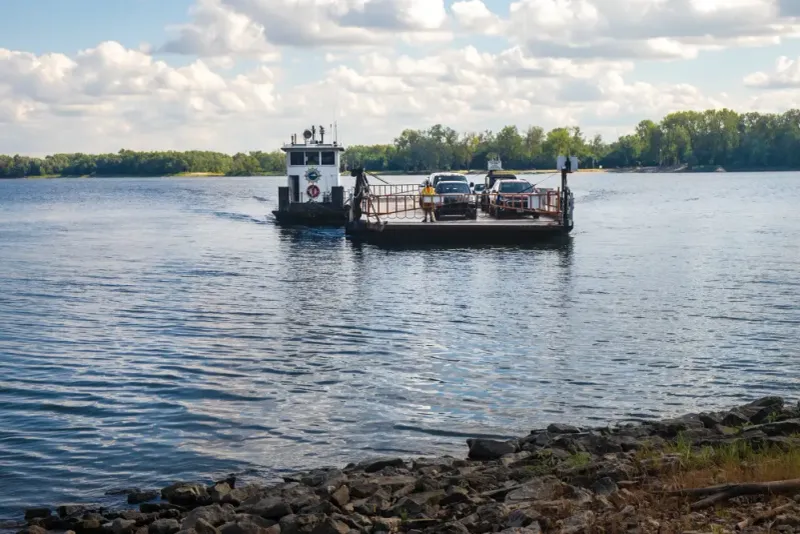 The Ferry That Defines the Town’s Rhythm