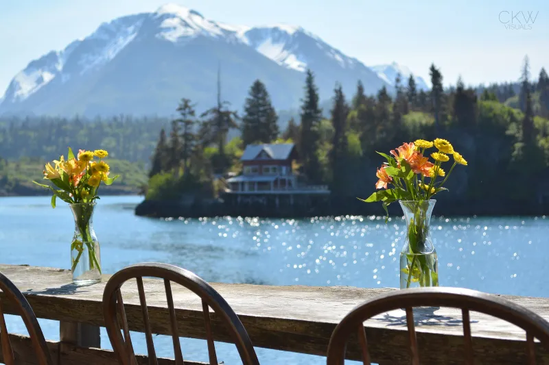 Rustic Charm and Waterfront Views Create an Unforgettable Atmosphere