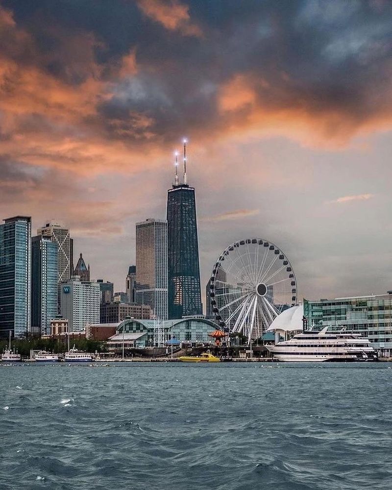 Navy Pier's Bustling Boardwalk