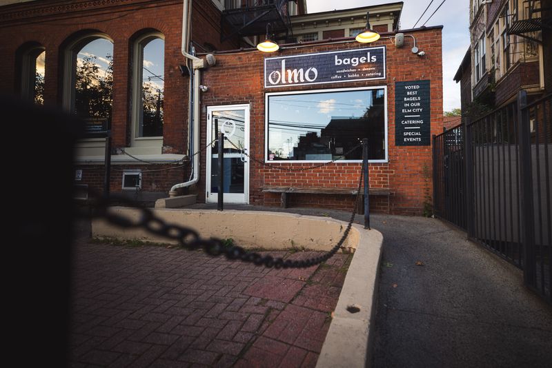 Olmo in New Haven With a Creative Bagel Counter Feel