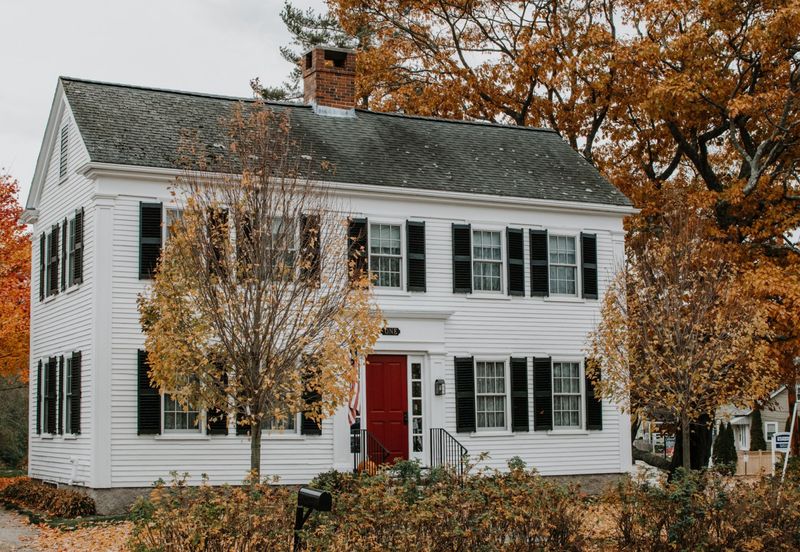Historic Streets Dressed in Gold and Red