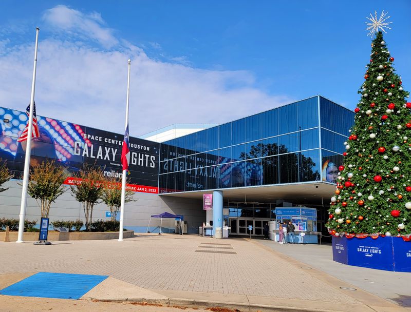 Arrival at Space Center Houston