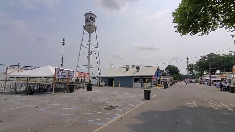 A Landscape Built From Metal Barns and Open Structures