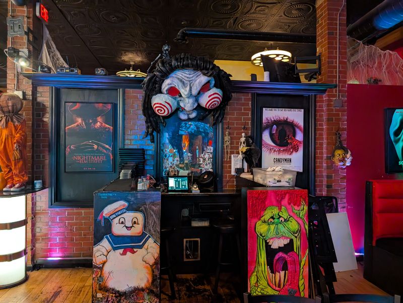 Interior Rooms Filled With Pop Culture Inspired Horror Decor
