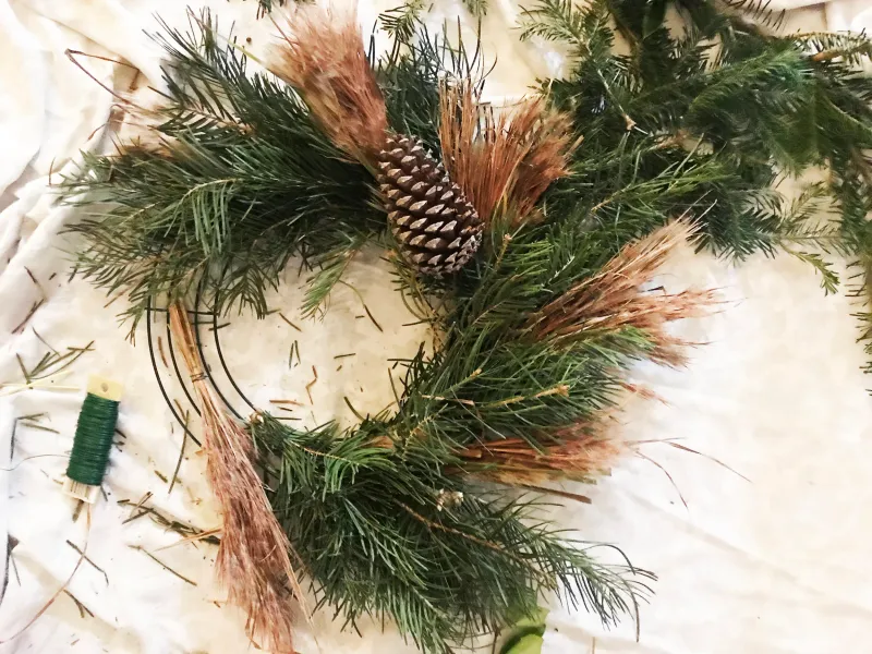 Decorations Made From Local Greenery