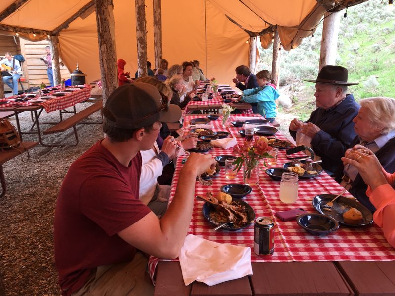 All-you-can-eat feast, cowboy-style