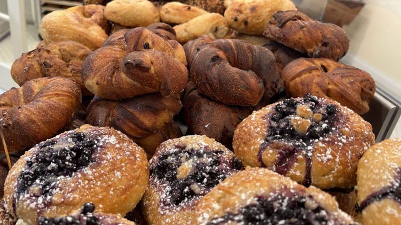 The Blue House Bagel Co. & Cafe in Canton With a Cozy Local Mood