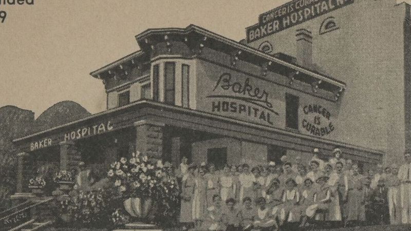 The Baker Cancer Hospital Era (1937–1939)