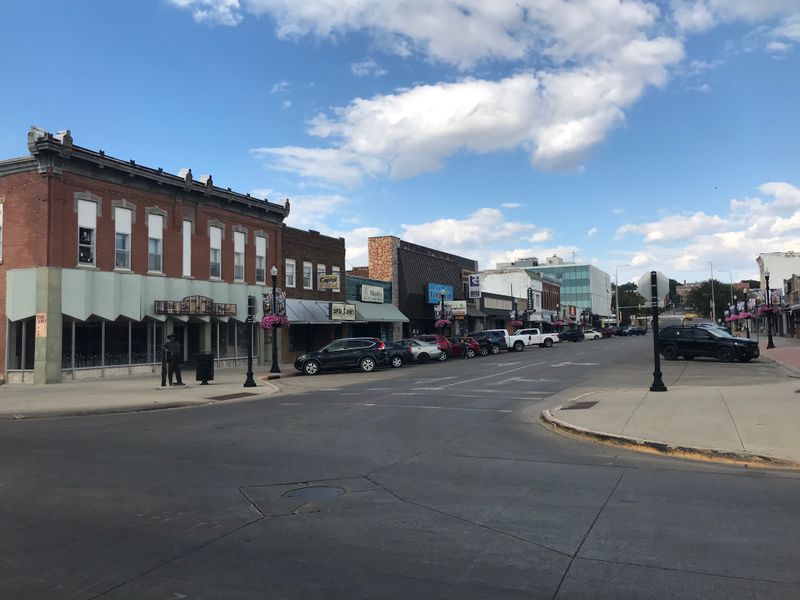A Quiet Downtown With Local Character
