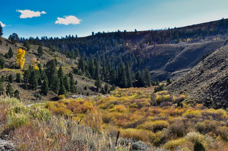 Snow Covered Ridges That Create a European Mountain Mood