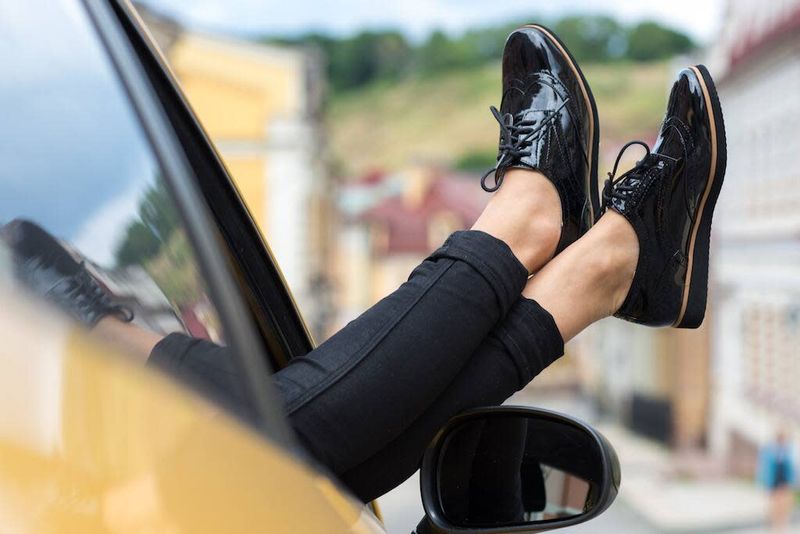 Women Cannot Wear Patent Leather Shoes in Public