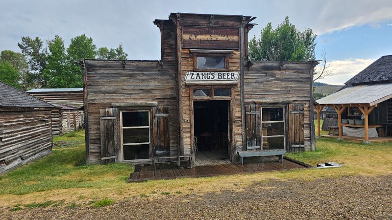 Nevada City’s Preserved Buildings Beneath Frosted Rooflines