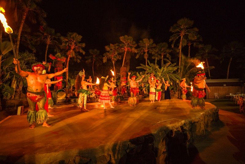 Traditional Luaus at Dusk