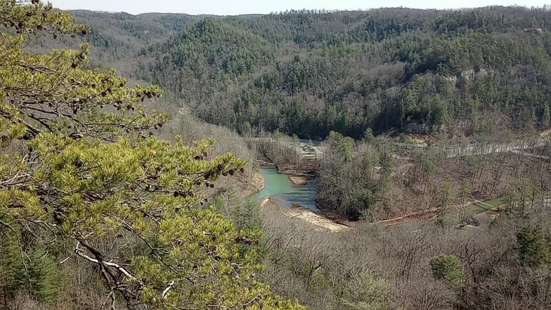 Winter Hike at Natural Bridge State Resort Park
