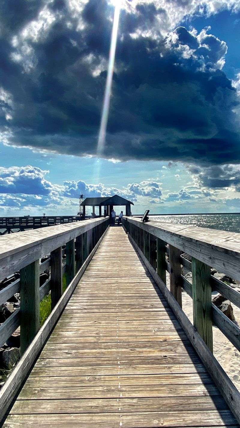 The Long Fishing Pier for Vantage Point