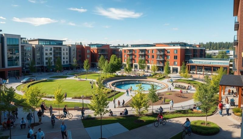 Lack of a Traditional Downtown Hub