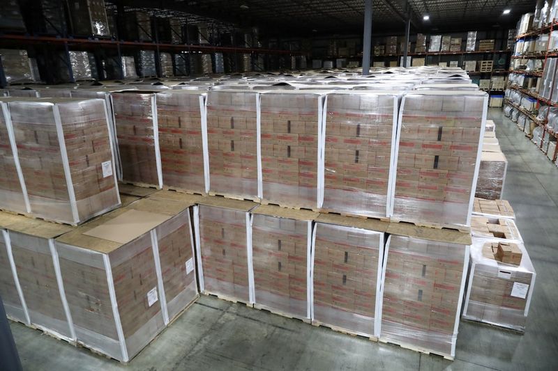 Food For The Poor Loads Pallets of Essential Supplies