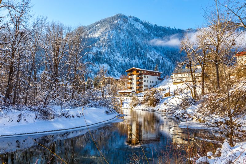 Mountain Scenery That Frames Every Winter Walk