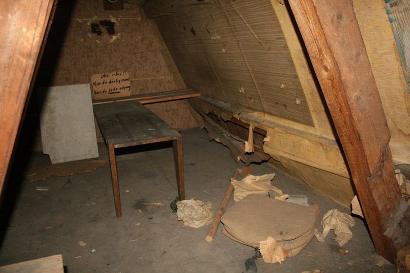 Secret Spaces in the Sloping Attic