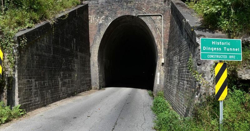 Modern-Day One-Lane Road