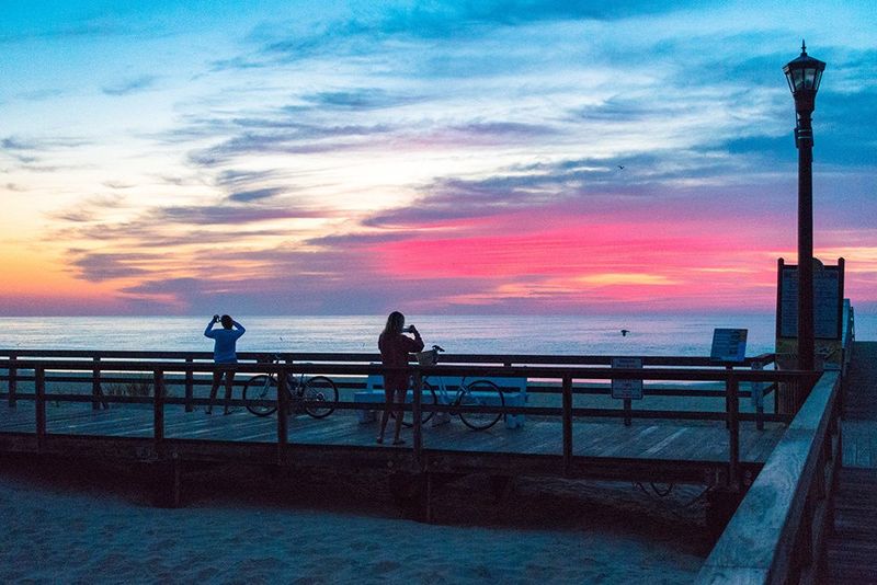 Bethany Beach Boardwalk After Dusk
