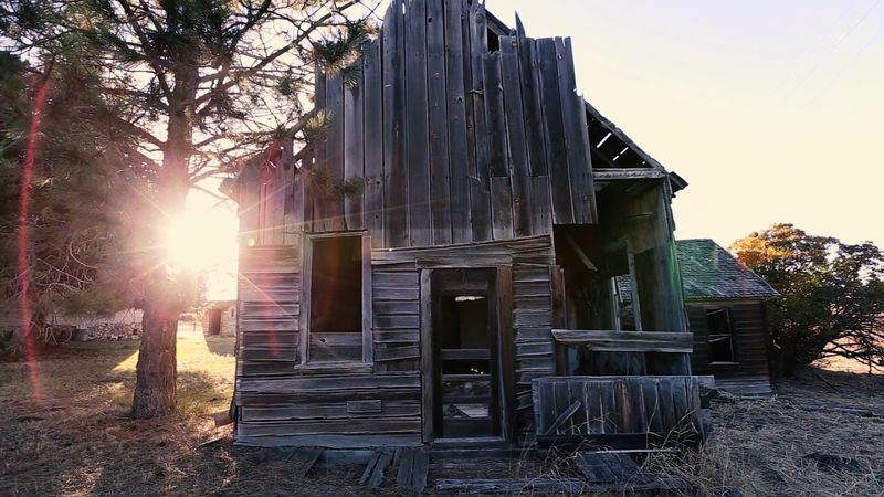 Experiencing Ghost Town Hauntings Near Forest Edges
