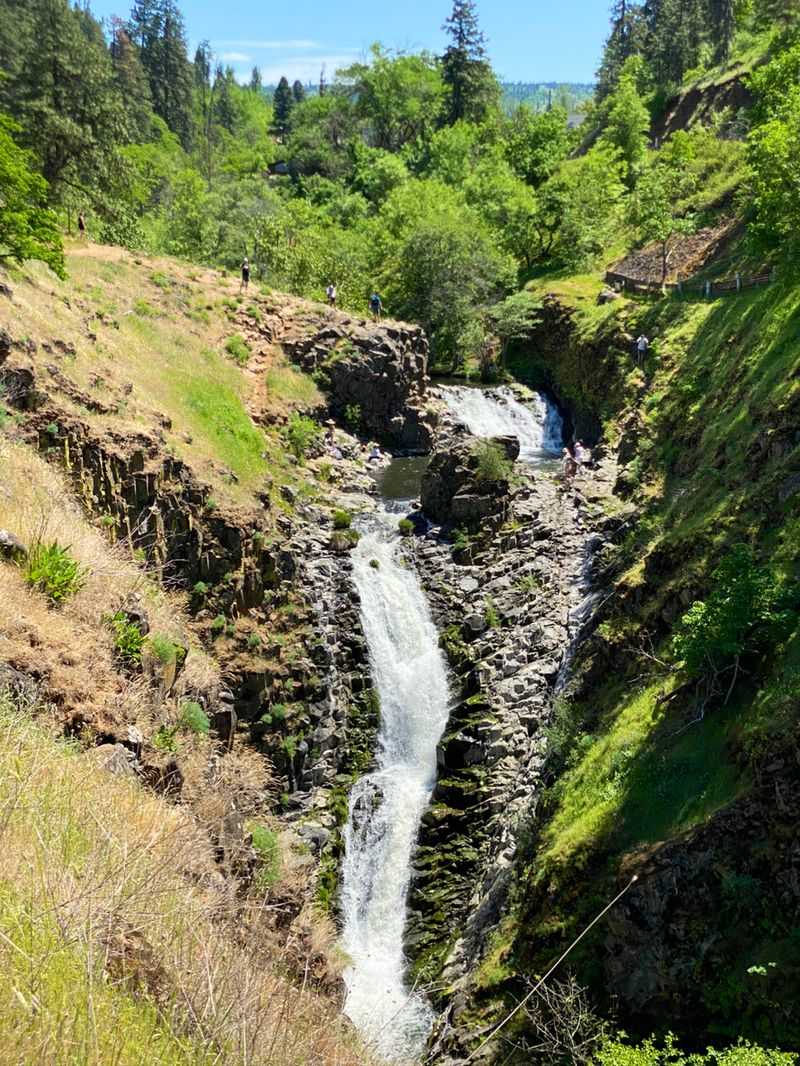 Mosier Creek Falls and swimming hole