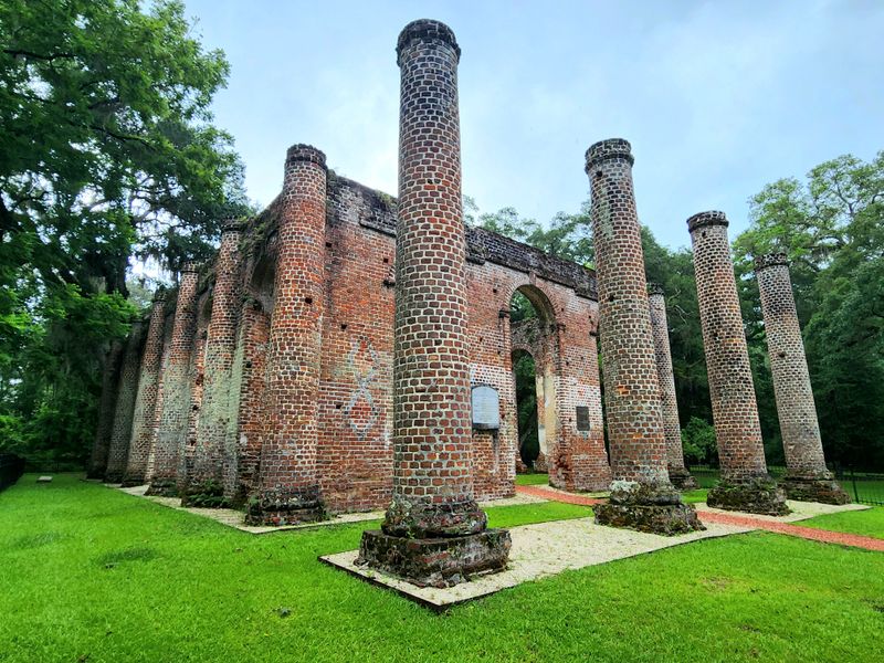 The Haunting Beauty of the Old Sheldon Church Ruins