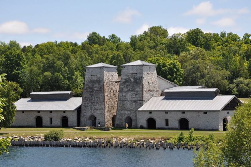 The Blast Furnace Complex and Charcoal Kilns