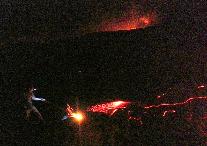 Hiking to Lava Flows