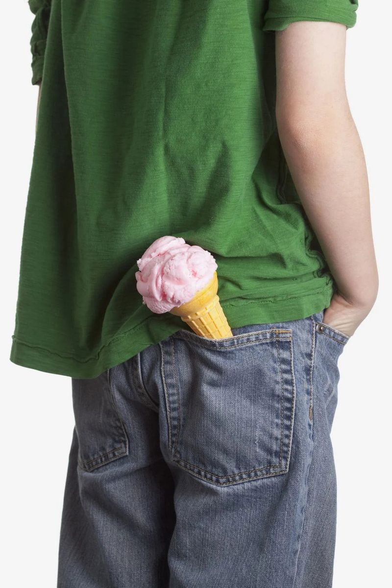 Ice Cream Cones in Back Pockets Are Illegal