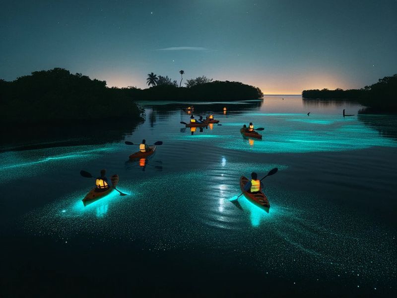 Bioluminescent Kayaking in Space Coast Lagoons