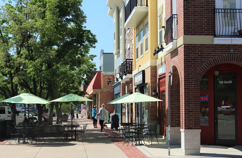 A Downtown That Glows at Sunset