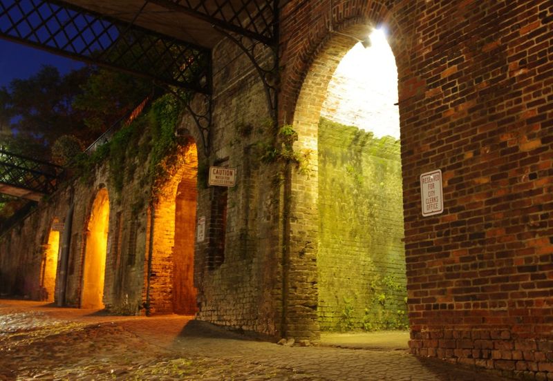 Vaults that once stored cargo from distant ports