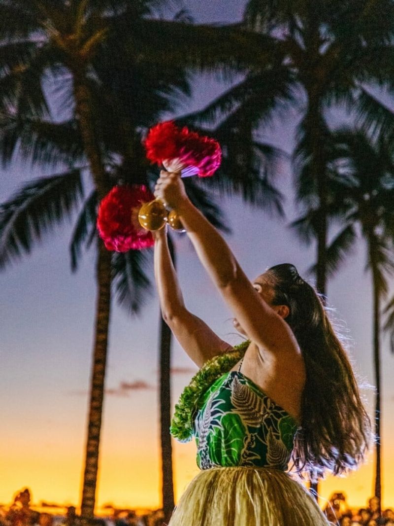 Hula Show Under the Stars