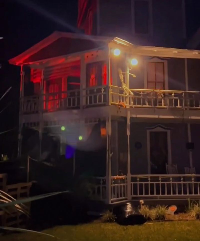 Flickering Lights at Dusk