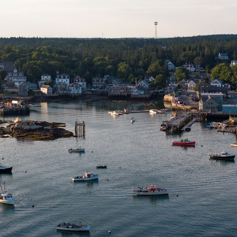 Spruce Point Shore Cabins, Penobscot Bay