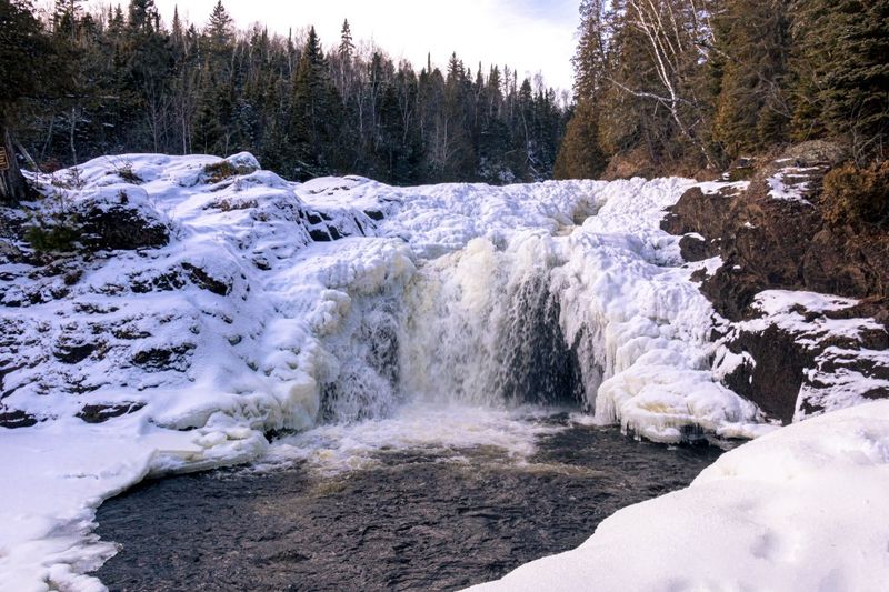 Temperance River Gorge - Ice and Shadow