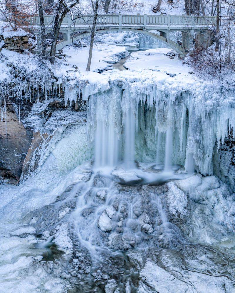 Minneopa Falls - Southern Serenity in Ice